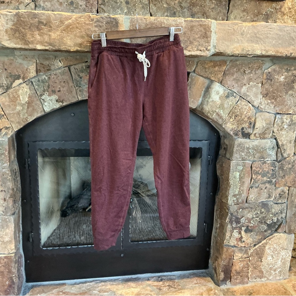 Women's Maroon Jogger Pants